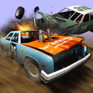Demolition Derby Crash Racing Pizza Edition Unblocked Game Fullscreen
