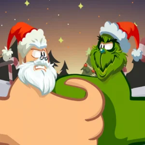 Thumb Fighter Christmas Pizza Edition Unblocked Game Fullscreen